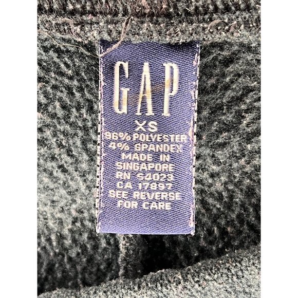 GAP Women's Jeggings Size XS Black Elastic Waist Stretch Thick Zipper Leg Straig - Picture 11 of 12